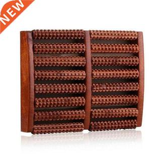 Eight Rows Solid Wooden Roller Foot Massager Pedicure Machin