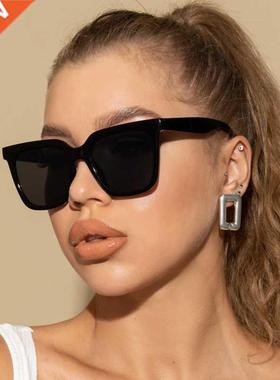 2022 New Fashion Sunglasses Women Brand Designer Retro Recta