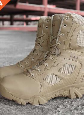 Men's Motocycle Boots Military Boot Combat Mens Ankle Boot