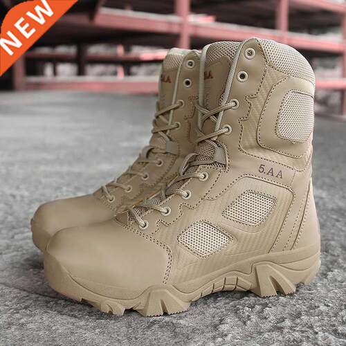 Men's Motocycle Boots Military Boot Combat Mens Ankle Boot
