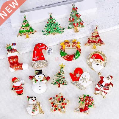 Christmas Cartoon Brooch Christmas Decorations For Home