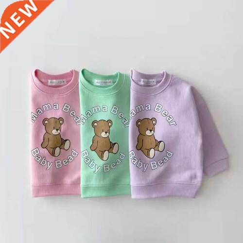 2022 Spring Autumn Children Girls Sweatshirts Cartoon ear C