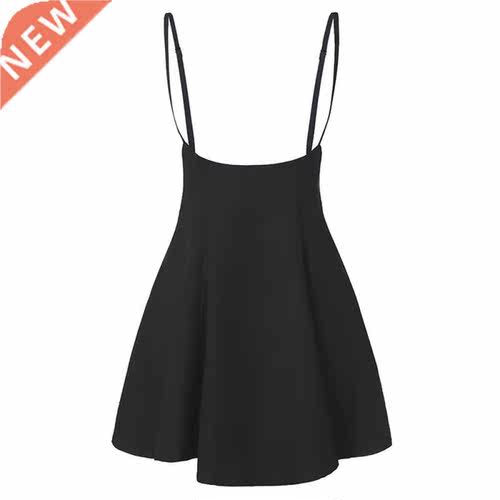 New Women Summer High Waist Stch Knee Length Flared Pleated