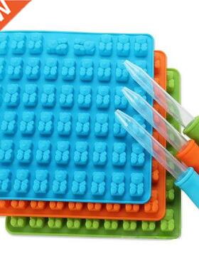 19*13.7cm Slcone Mold Jelly Bear Cake Candy Trays Wth