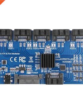 SATA Port Riser Card Adapter for HDD Computer 1 to 5 Port SA