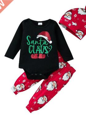 Christmas Set Newborn Infant Baby Boys Girls Clothes Set