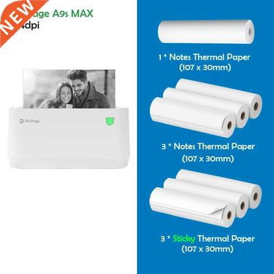 PeriPage A9 A9s MAX Mini Portable Photo Printer 304dpi BT Wi