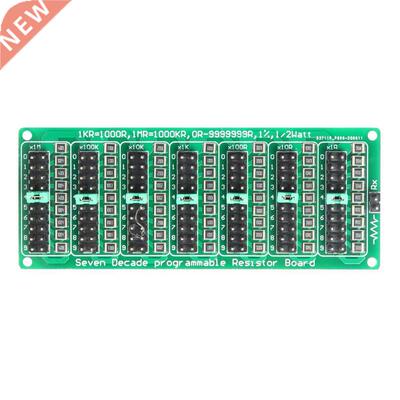 Seven Decade Slide Resistor Board 1R-9999999R Step Accuracy