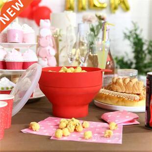 The Original Microwave Popcorn Maker Silicone Popcorn Bucket