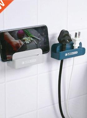 Mobile Phone Holder Stand Wall Mounted Wires Storage Holder