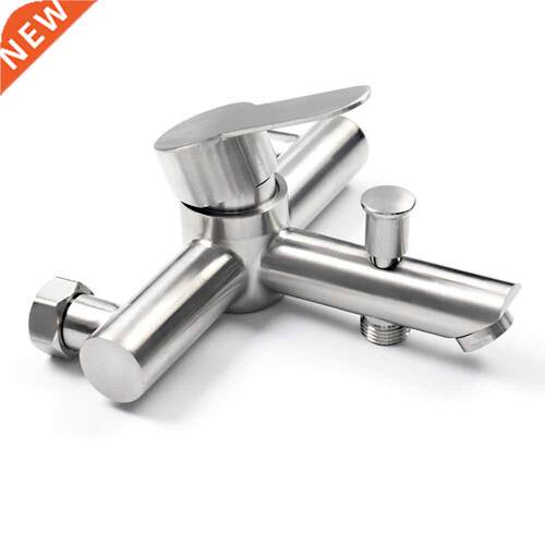Wall Mount Cold Hot Water Mixer 304 Stainless Steel Triple V