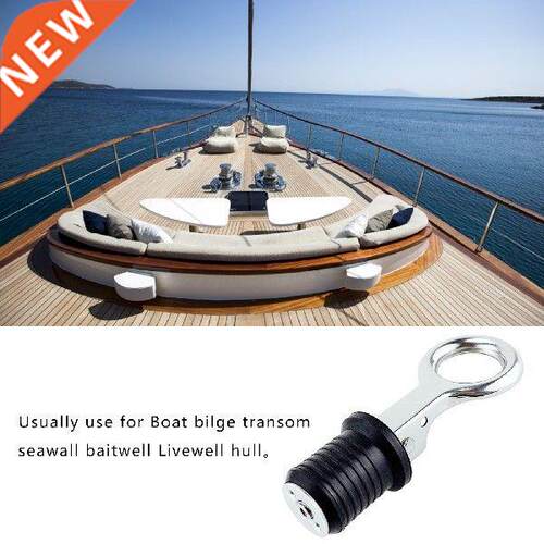 Adjustable Snap Tight Cam Style Hull Boat Drain Plug Bung