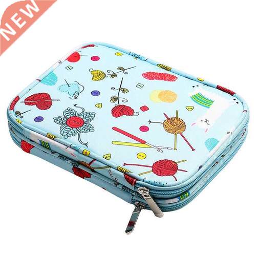 Empty Knitting Needles Case Travel Storage Organizer Storage