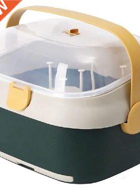 Baby Bottle Drying Rack Container With Drainer, Portable