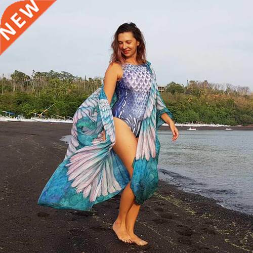 New Beach Kimono Beachwear Kaftan Swimsuit Cover up Tunic fo