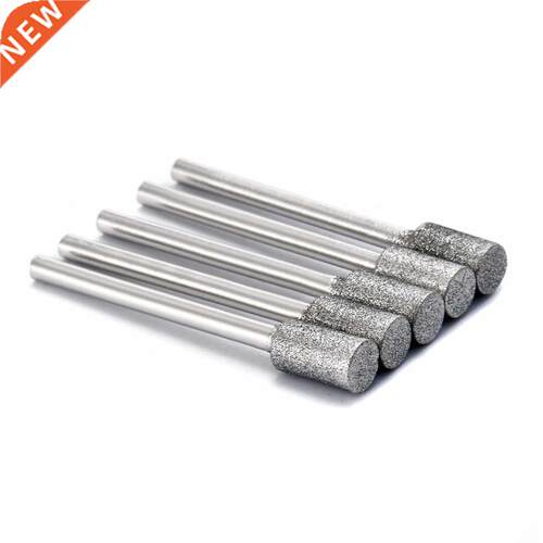 5pcs 3mm ank Silver Diamond Grinding Drill Bits Burr Stone