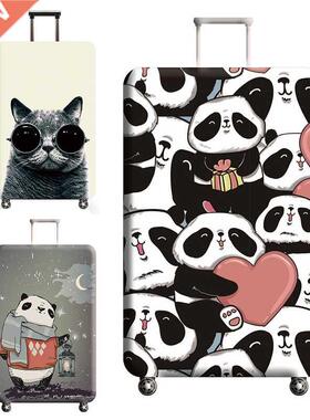 Thicken Luggage Cover Case On a Suitcase Panda Pattern Suitc