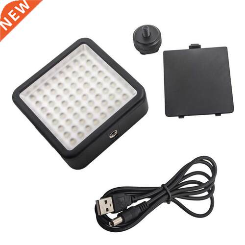 LED 64 Continuous On LED Panel Video Light Dimmable for DSLR