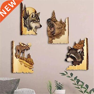 Animal Head Wall Ornaments Resin Wall Hanging Decoration in