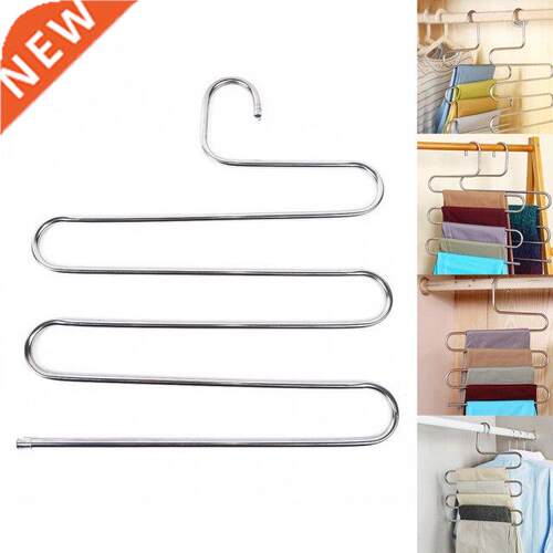 5 Layers Pants Rack Hanger Clothes Organizer Multifunction S