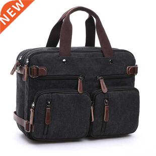 Men's vintage Casual Briefcase man Business Shoulder Messen