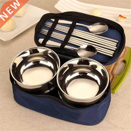 Portable Barbecue Tableware Set Camping Stainless Steel