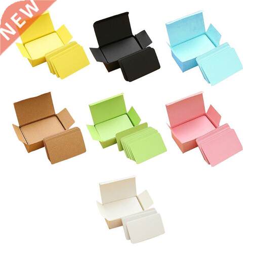 100 Pieces Black Cards White Blank Card Christmas Valentine&