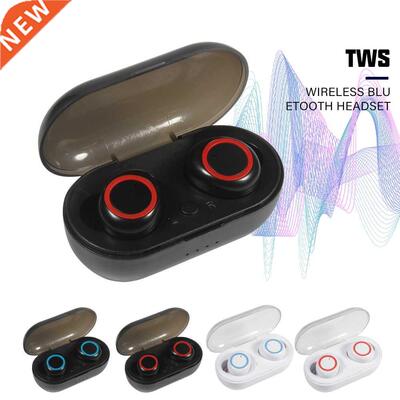 AIRVOLT Y50 5.0 TWS wireless headphones sport earphone blu