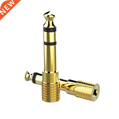 Jack 6.5 6.35mm Male Plug to 3.5mm Female Connector Headphon