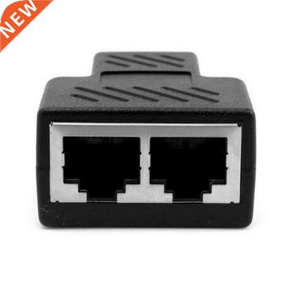 1 To 2 Ways RJ45 Ethernet LAN Network Splitter Double Adapte
