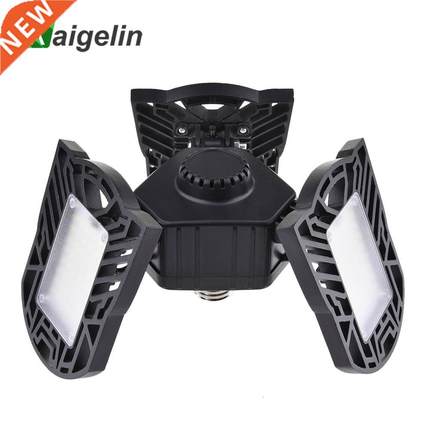 Professional 60W 6000LM Adjustable Three Light LED Garage