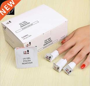 UV Gel Nail Polish Remover Cleanser Removal Wraps Pusher