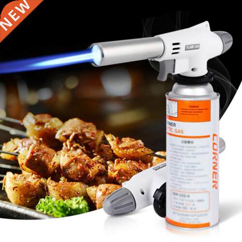 BBQ Butane Gas Burner Automatic Flame Torch Ignition