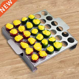 1pc 2021 Hot Stainless Steel 36-hole Roasted rack Grilled