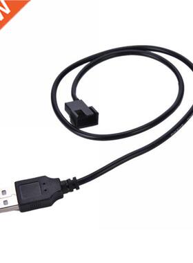 Hot /4 Pin Computer PC Fan Power Cable Connector Adapter 5V