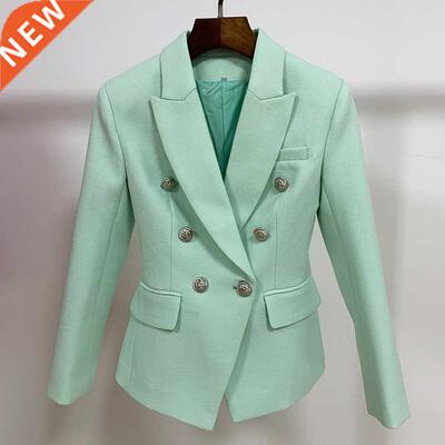 HIGH 2022 Classic Baroque Designer Blazer Jacket Women's Met