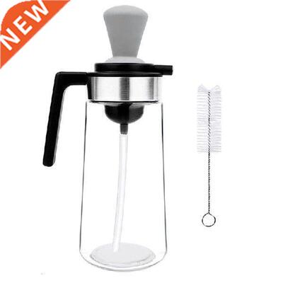 Olive Oil And Vinegar Bottle With Brush Silicone Dropper