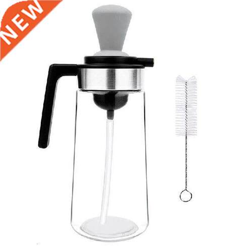 Olive Oil And Vinegar Bottle With Brush Silicone Dropper