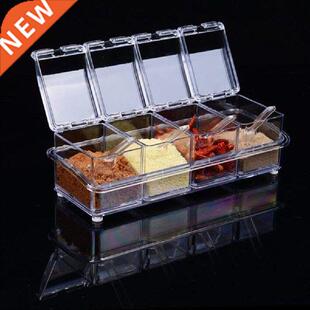 Seasoning Box Rack Spice Pots Storage Container Cruet