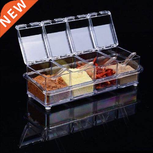 Seasoning Box Rack Spice Pots Storage Container Cruet
