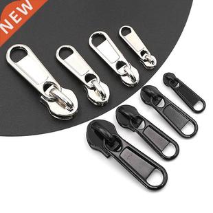 8Pcs 4 Sizes Metal Zipper Pull Universal Double-sided Nylon
