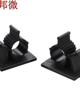 10pcs 10mm Nylon Cable Clips Professional Adhesive Cord Mana