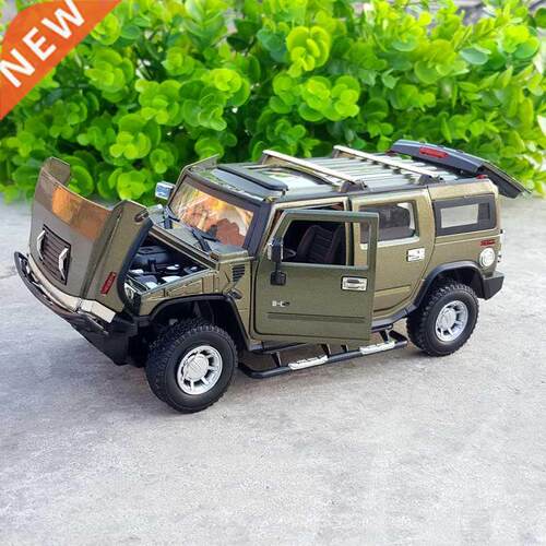 1:24 HUMMER H2 Alloy Car Model Diecast Metal Off-road Vehicl