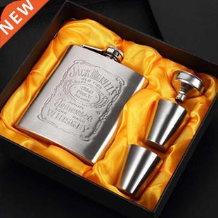 Pocket Portable Stainless Steel Hip Flask 7oz Wine Mug