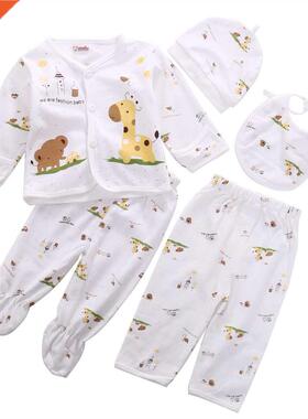 0-3M Newborn Baby Unisex Clothes Underwear Animal Print Shir