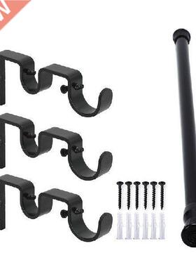 Spring Extendable Loaded Curtain Rail Pole Telescopic Bath