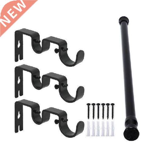 Spring Extendable Loaded Curtain Rail Pole Telescopic Bath