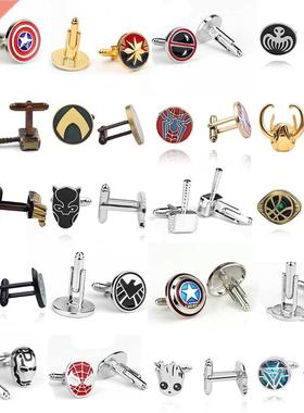 Marvel Avengers Superhero Cufflinks Iron Man Arc Reactor Ton
