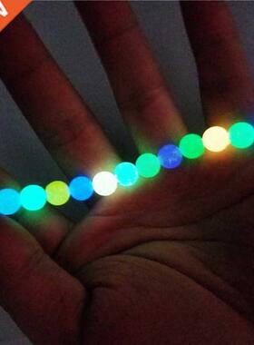 6/8/10/12mm Luminous Beads For Jewelry Making Glow In The Da