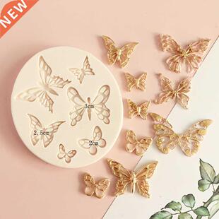 XiaoXiang Butterfly Fondant Silicone Mold Sugarcraft Wedding